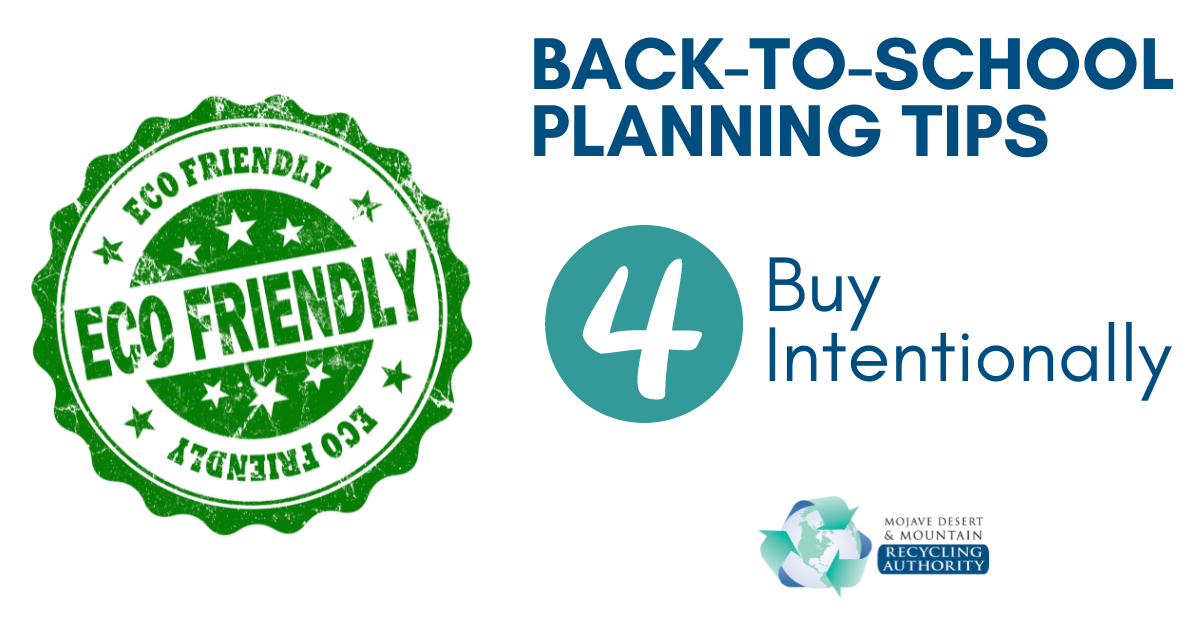 Back to School Sustainability Tip 4