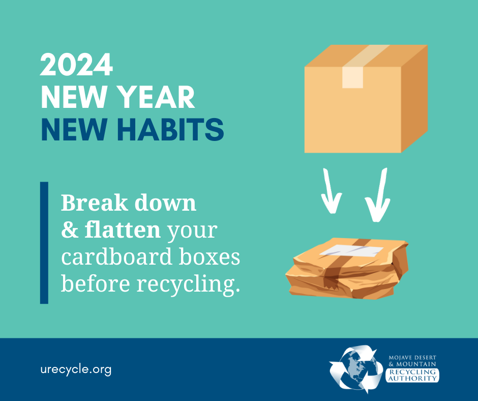 graphic of a cardboard box and a flat cardboard box