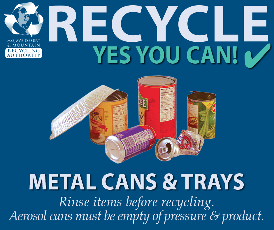 Recycle Metal Cans and Trays