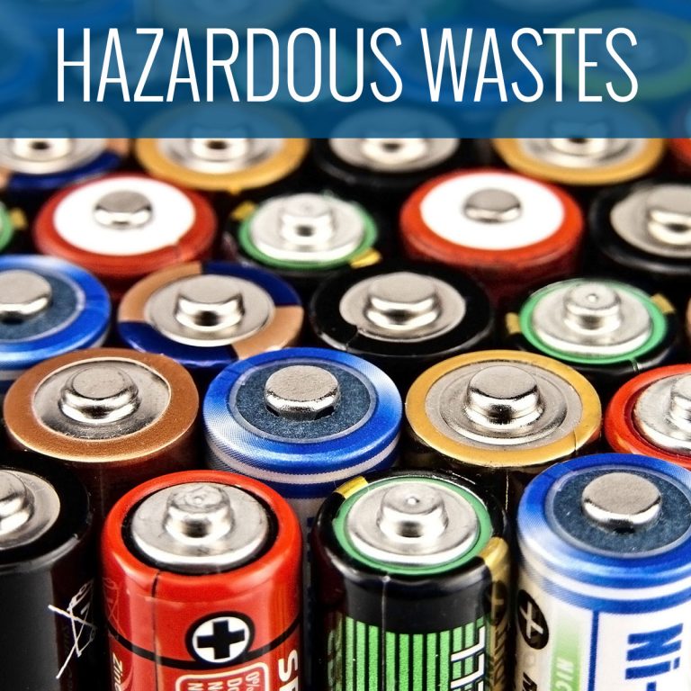 Recycle Household Hazardous Wastes