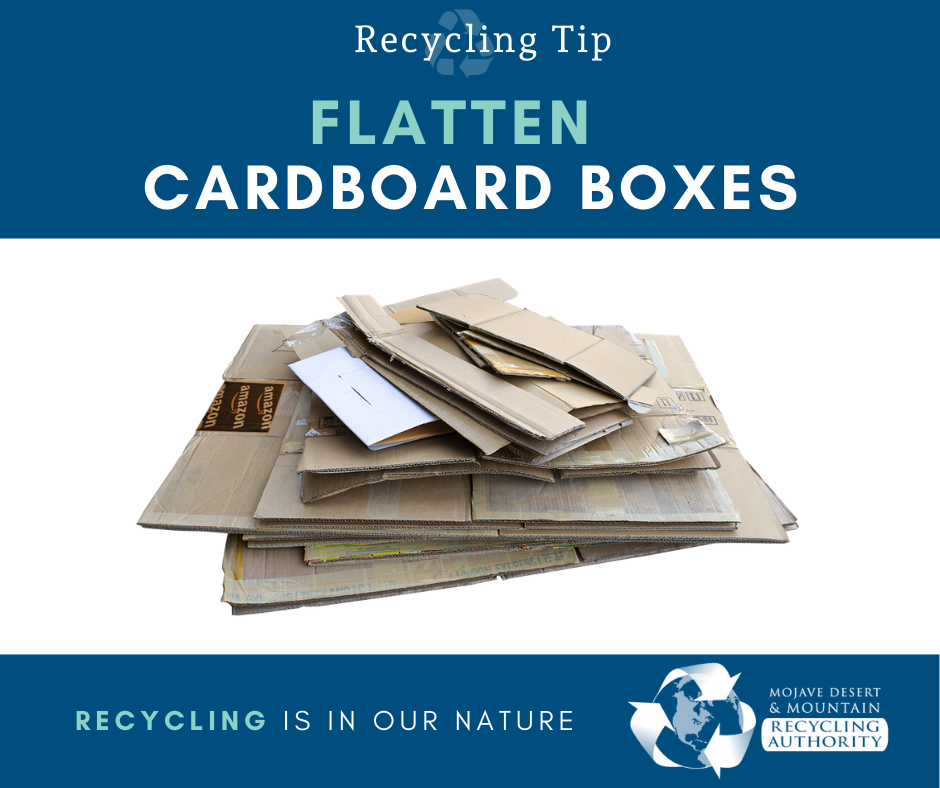 Flatten Cardboard Boxes for Recycling