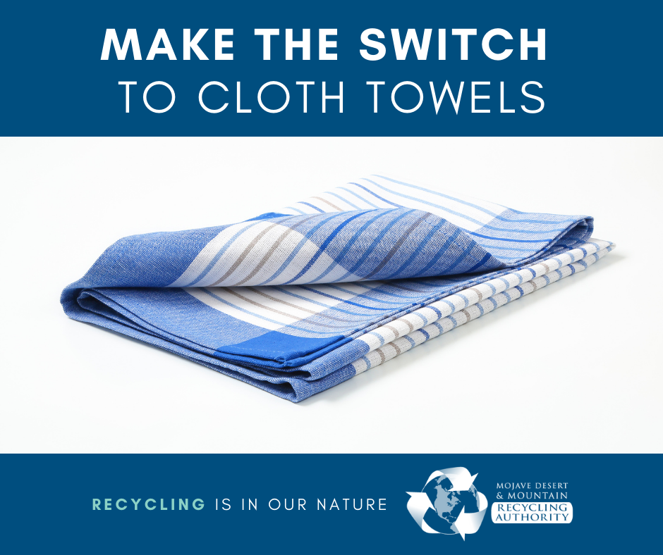 Make the switch to cloth towels