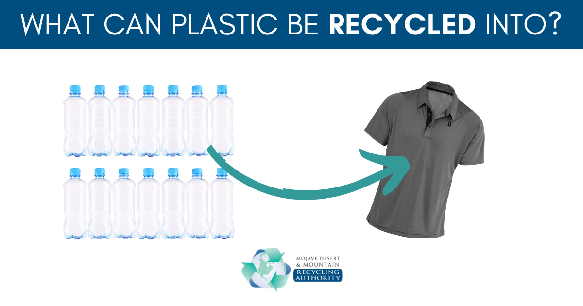 Image: plastic bottles and T-shirt