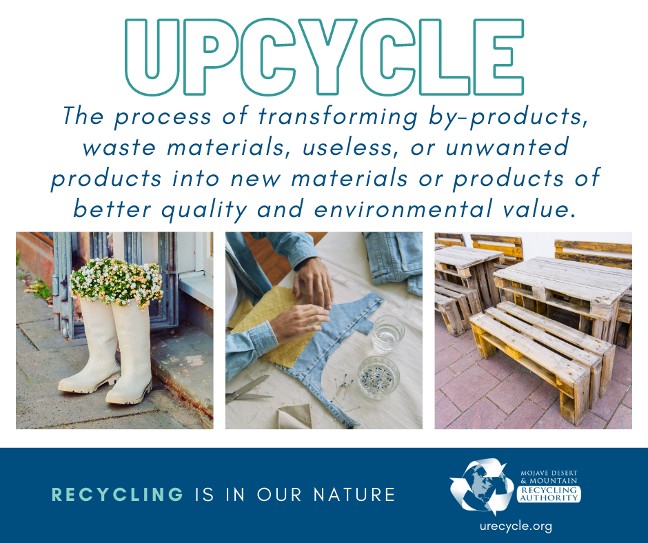 Image: examples of up cycling