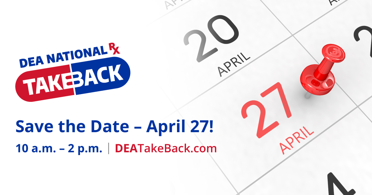 DEA Take Back Flyer April 2024