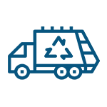 Recycling Truck Hauler Icon