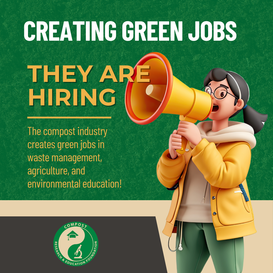 Cartoon of a person with a bullhorn, headline “THEY ARE HIRING"